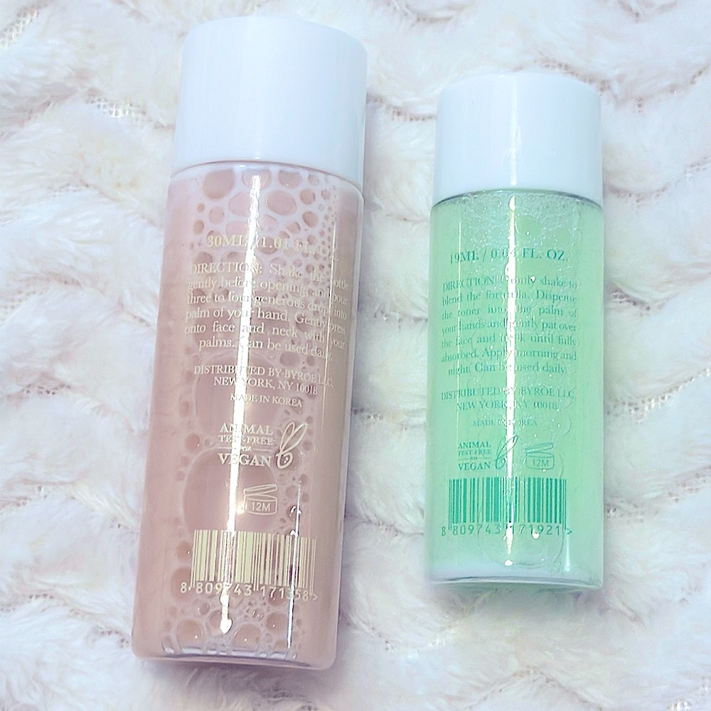 2pc “BYROE” NY Tonic Set: Apple Matcha Tea Clearing Toner +English Breakfast Tea - Picture 2 of 13